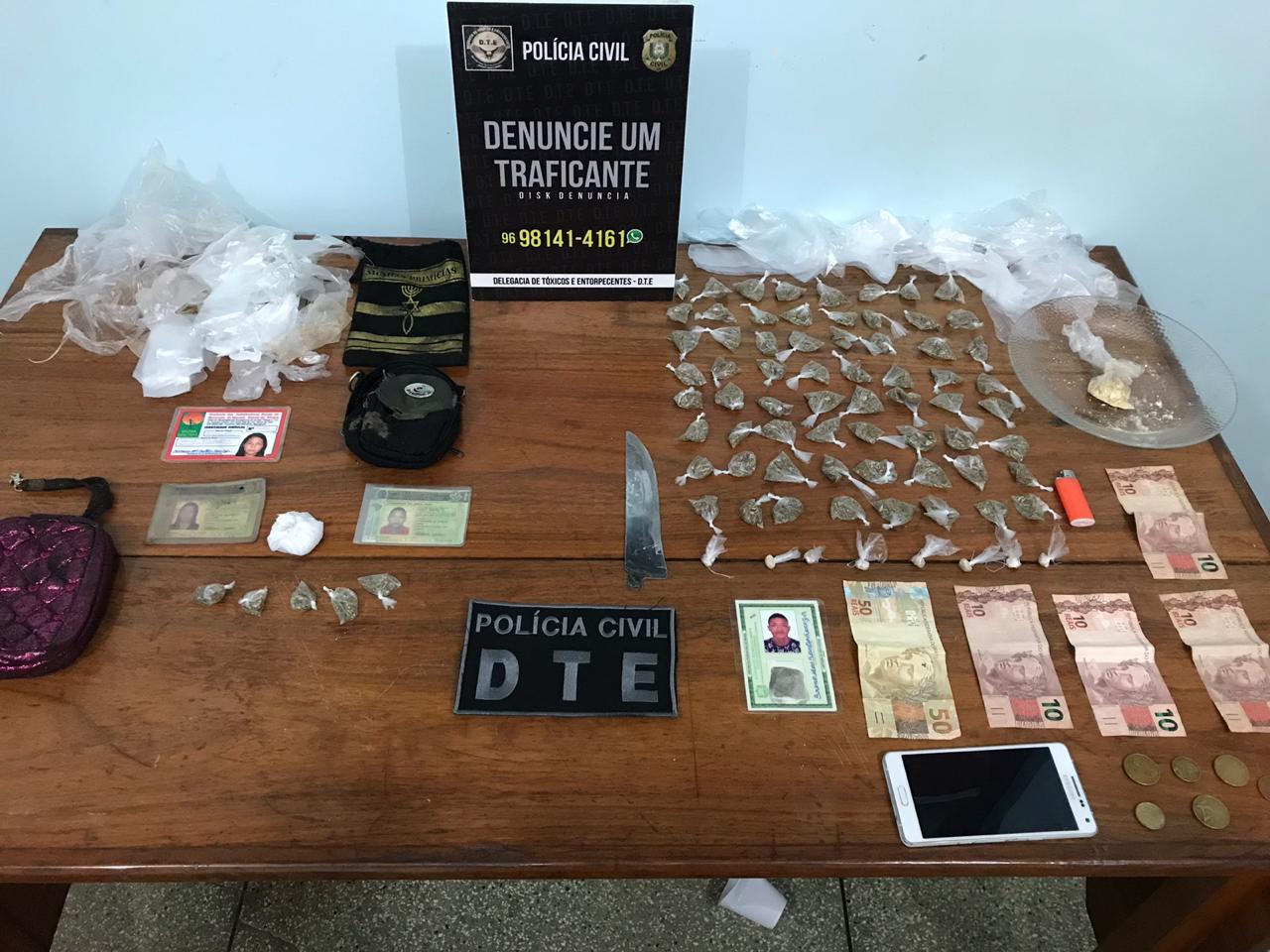 POLÍCIA CIVIL PRENDE TRÊS IRMÃOS POR TRÁFICO DE DROGAS 